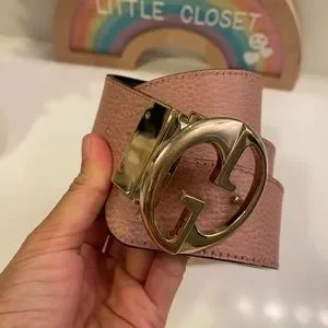 Gucci | Accessories | Gucci Black And Pink Reversible Belt  display picture 2